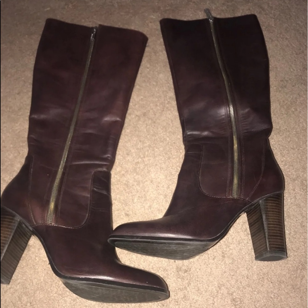 Brown Calvin Klein boots